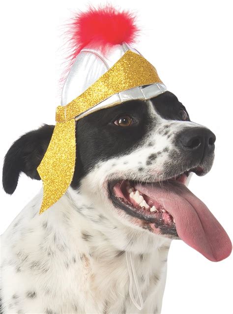 Rubies Roman Helmet Dog Costume Multi Colored S M