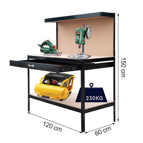 Metal Tool Work Bench Garage Storage Workbench with Drawer, China Metal ...