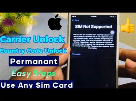 How To Unlock Iphone Carrier For Free Use Any Sim Card In Iphone