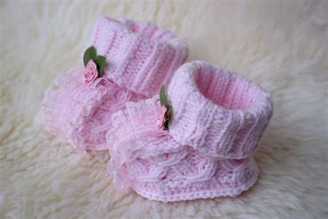 Baby Booties Knitting Pattern