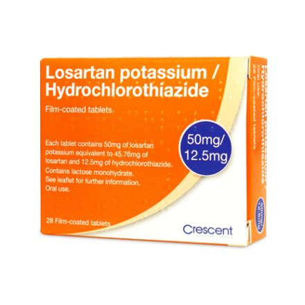 Losartan Potassium Hydrochlorothiazide Mg Mg Film Coated Tablets