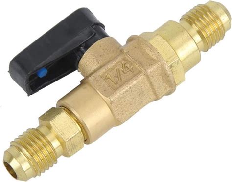 14sae Air Conditioning Refrigerant Control Valve Fitting Adapter Fluorine Ball Valve Air