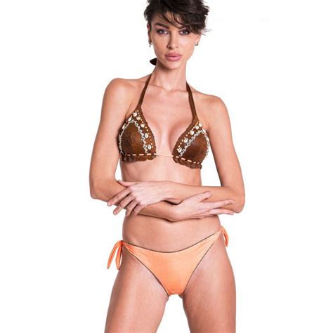 Bikini Conchiglie Arancio Pin Up InFashionStore