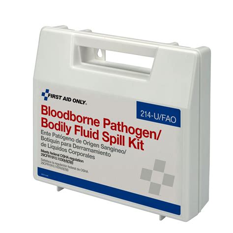 First Aid Only 214 Ufao Wall Mount Bloodborne Pathogen Bbp And