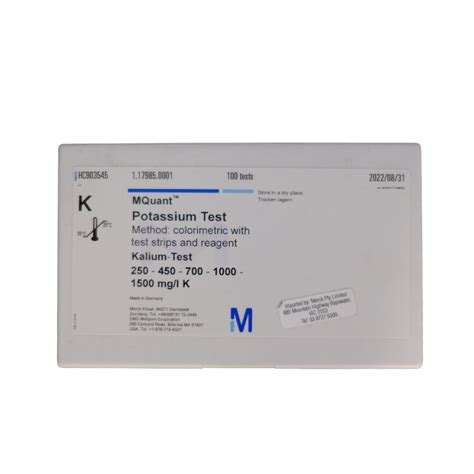 Potassium Test Strips