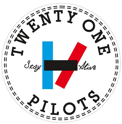 21 Pilots Twenty One Sizes Vinyl Sticker Decal Wall Bumper Laptop Camisa De Twenty One Pilots