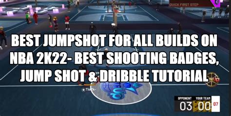 Best Jumpshot For All Builds On NBA 2k22 Best Shooting Badges Jump