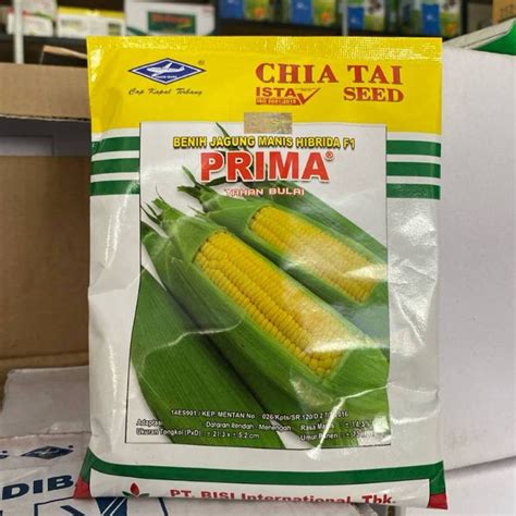 Jual Benih Jagung Manis Hibrida F1 PRIMA Kemasan 250gr Cap Kapal