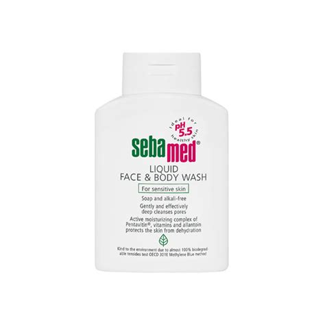 Sebamed Liquid Face And Body Wash 200ml Gentle Cleansing Ph Balanced Moisturizing Formula For