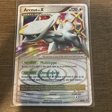 Mavin Arceus LV X Diamond And Pearl Promo DP53 Holo Promo Pokemon