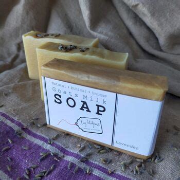 Lavender Goats Milk Soap By NUDE BOTANICALS By Lucy Litchfield