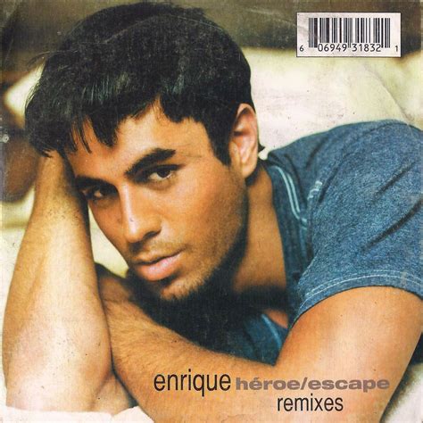 Carátula Frontal De Enrique Iglesias Heroe Escape Remixes Cd