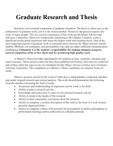 FREE 42 Thesis Templates In PDF