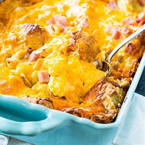 Ham And Cheese Croissant Casserole Spicy Southern Kitchen