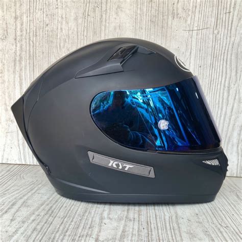 Jual Kyt K Rider Solid Black Doff Dan Hitam Glossy Helm K R Full