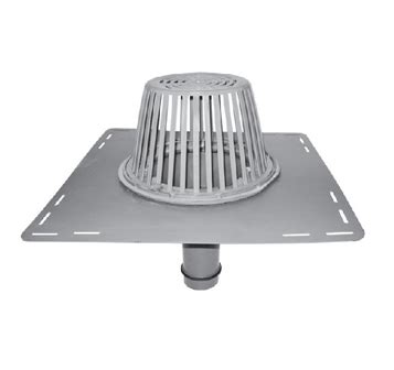 MIFAB Replacement Roof Drain With Fabricated Stainless Steel Bearing Pan