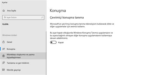 Rehber Windows 10 önerdiğim Gizlilik Ayarları Technopat Sosyal