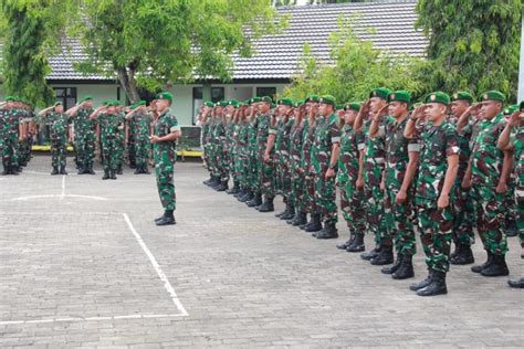 Wujudkan K Dandim Bone Beserta Jajaran Ikuti Apel Gabungan Di Makorem