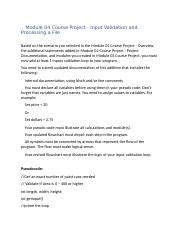 Abhatt Module Courseproject Docx Module Course Project