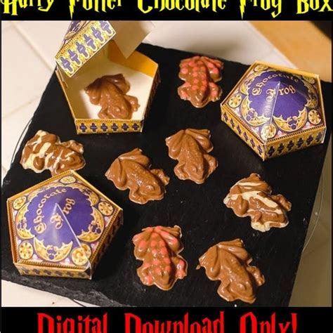 Customisable Chocolate Frog Cards Etsy