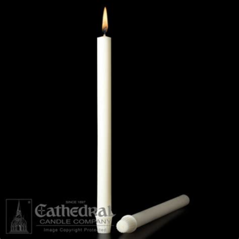 7 8″ X 12″ Short 4’s 51 Beeswax Altar Candle Sfe Laurence Church Supplies