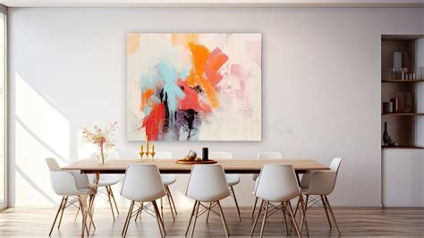 Style Interior Painting House Stock Illustration - Illustration of ...