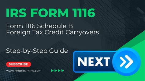 How To Fill In Schedule B Of Form For Foreign Tax Credit Ftc