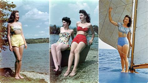 30 Found Photos Defined Swimsuit Styles Of The 1940s Vintage News Daily