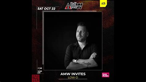 Amsterdam Dance Event Amsterdams Most Wanted DJ Marathon DJ Low D