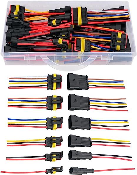 Amazon Amliber 20 Kits 16 AWG 1 2 3 4 5 6 Wire Connectors