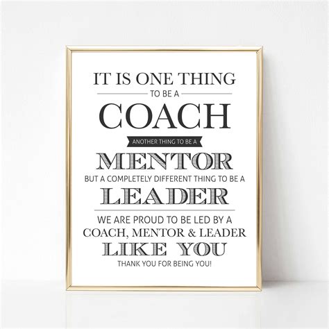 Thank You Coach Inspirational Quotes To Celebrate Coaches Coach