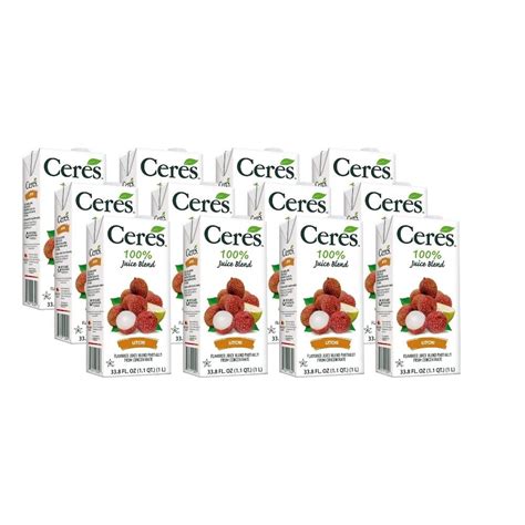 Amazon Ceres All Natural Pure Fruit Juice Blend Litchi