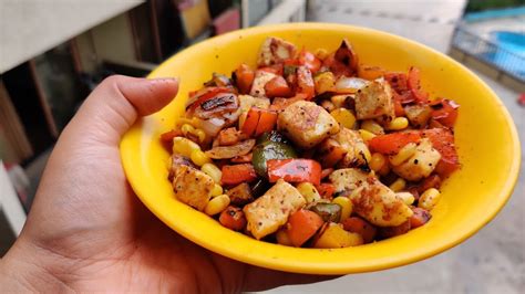 Stir Fried Vegetables With Paneer Weight Loss Recipe Youtube