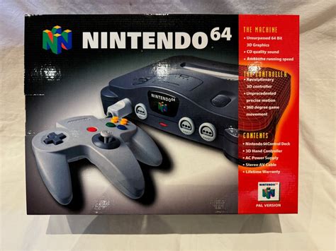 Australian Nintendo 64 Standard Pal Empty Console Box Only Reproduction