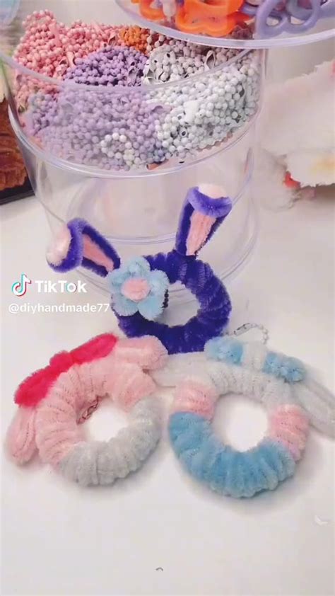 Key Chain Pipe Cleaner Gantungan Kawat Bulu Di Ide Keranjang