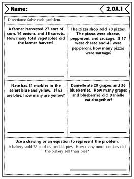 Nd Grade Oa Quizzes Nd Grade Math Quizzes Operations Algebraic