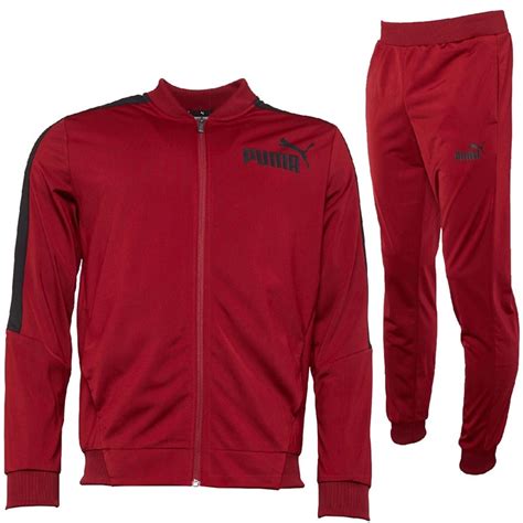 Puma Herren Trainingsanzug Burgunderrot