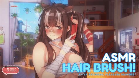 ASMRbrushing My Hair Whispers 3DIO VTUBER YouTube