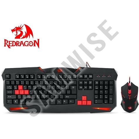 Kit Gaming Tastatura Vajra Mouse Redragon Centrophorus Fps