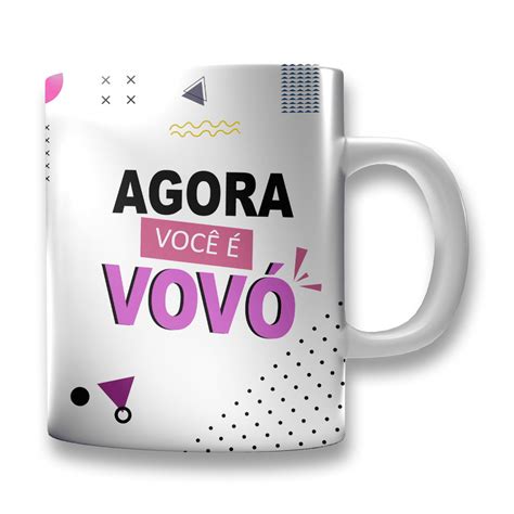 Caneca Vov Presente An Ncio Gravidez Promovida A Vov Elo