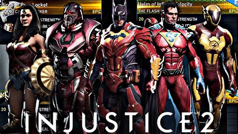 Injustice New Epic Gear Showcase Youtube