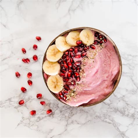 Sweet And Fruity Red Superfood Smoothie Bowl Recipe