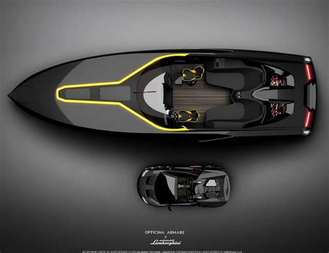 Lamborghini-inspired boat concept from Italian Design Studio Officina ...