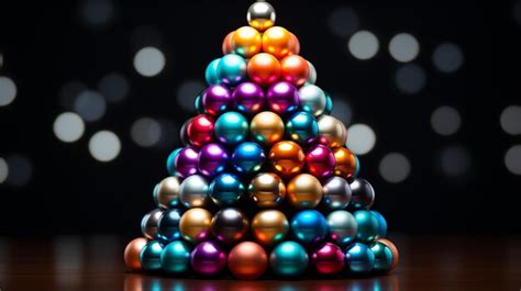 Premium AI Image | 3d photo of Christmas tree background