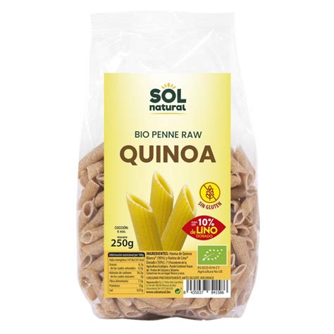 Quinoa Penne Sol Natural Bio Linho G