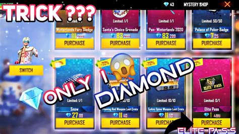 How To Get Elite Pass In 1 Diamond Gaming MZH Mystery Shop