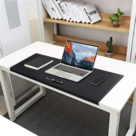 Amazon Non Slip Soft Leather Surface Office Desk Mouse Mat Pad