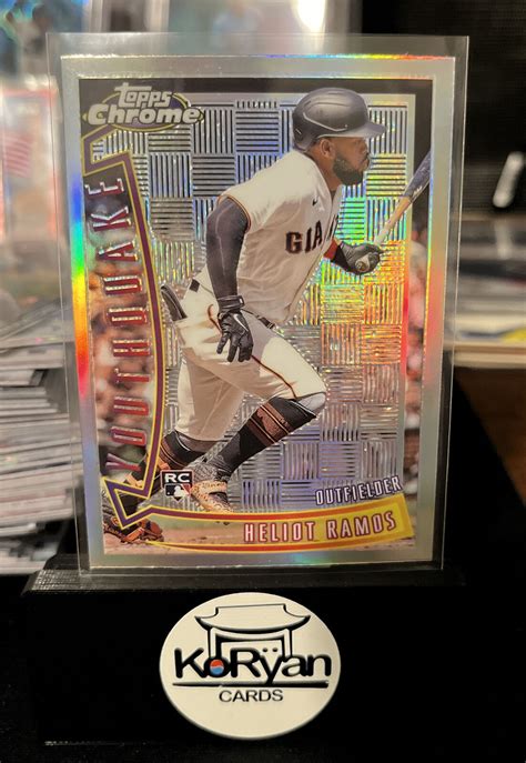 Topps Chrome Sonic Heliot Ramos Rc Youthquake Yq Rookie Sp Ebay