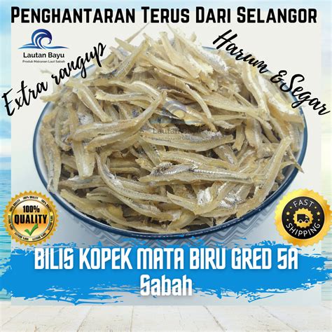 Lautan Bayu Promosi Ikan Bilis Kopek Mata Biru Gred A Sabah Extra