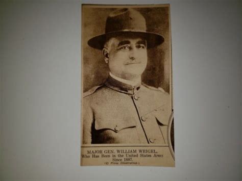 Major General William Weigel 1918 World War 1 WW 1 Picture EBay